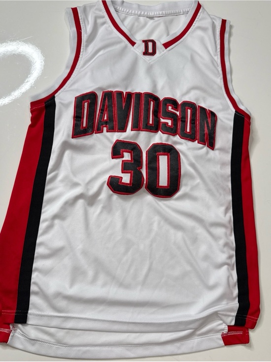 Other - Men's Retro Curry # 30 Davidson College Basketball Jersey Stitched S